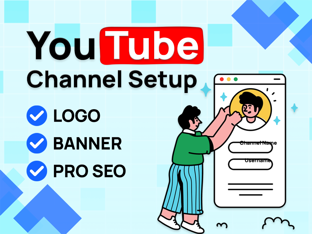 You will get New YouTube Channel Setup